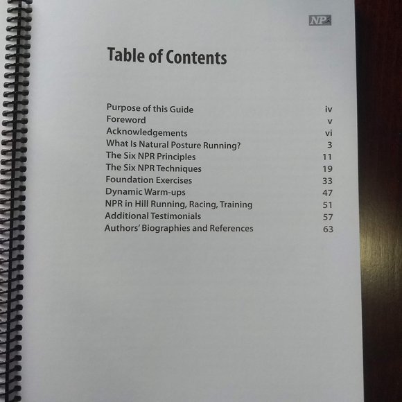 3/$25 guide to natural posture running book NWT - Picture 2 of 3